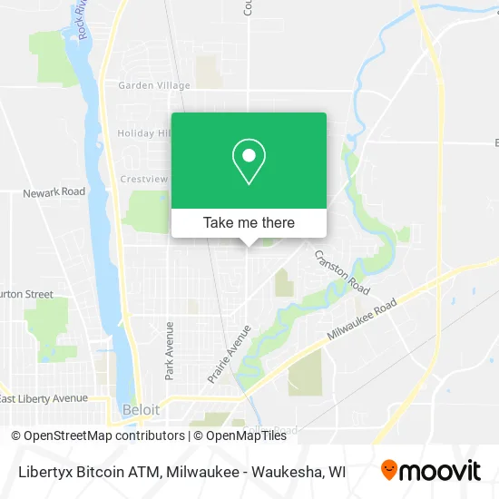 Mapa de Libertyx Bitcoin ATM