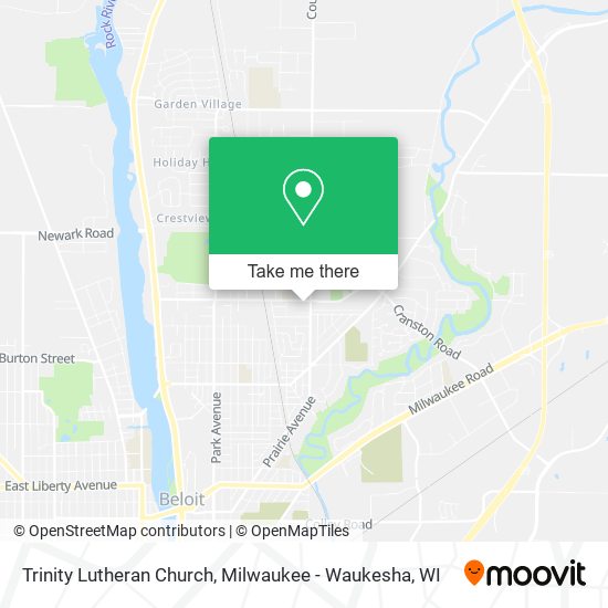 Trinity Lutheran Church map