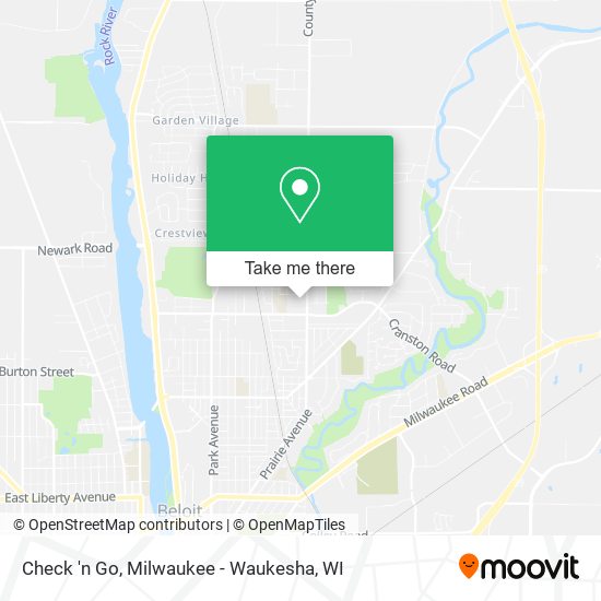 Check 'n Go map