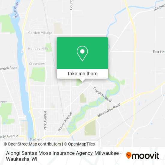 Mapa de Alongi Santas Moss Insurance Agency