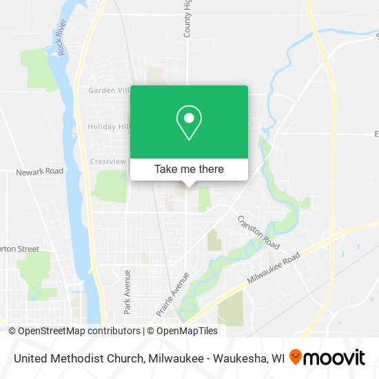 United Methodist Church map