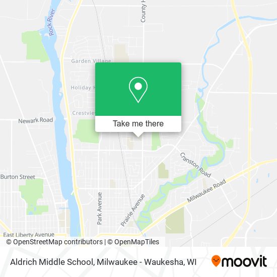 Mapa de Aldrich Middle School