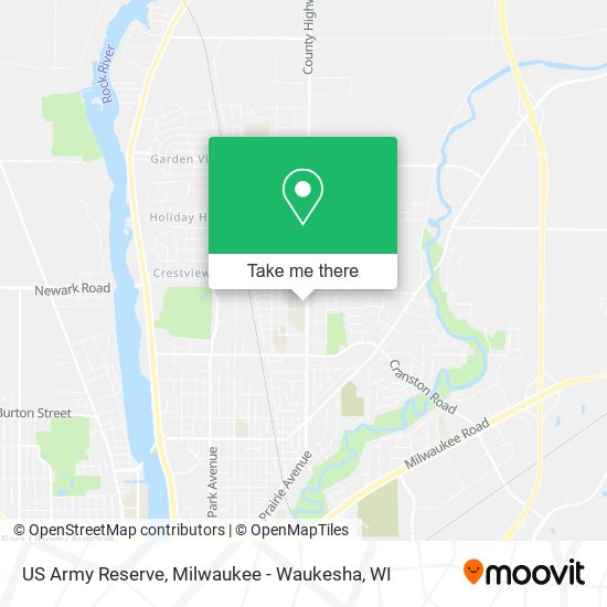 US Army Reserve map