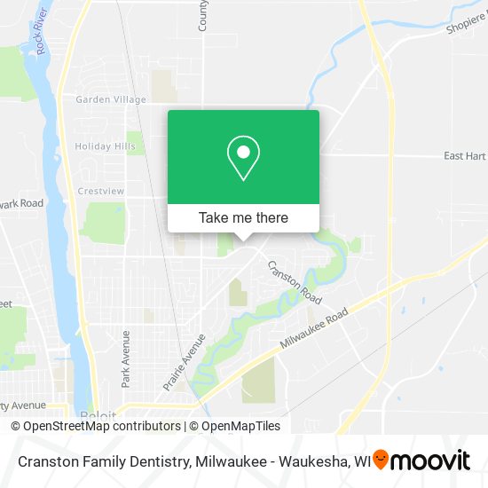Mapa de Cranston Family Dentistry