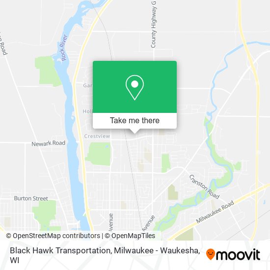 Black Hawk Transportation map