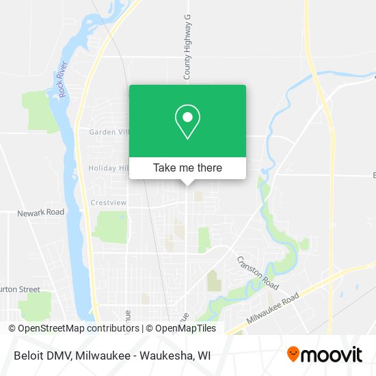 Mapa de Beloit DMV