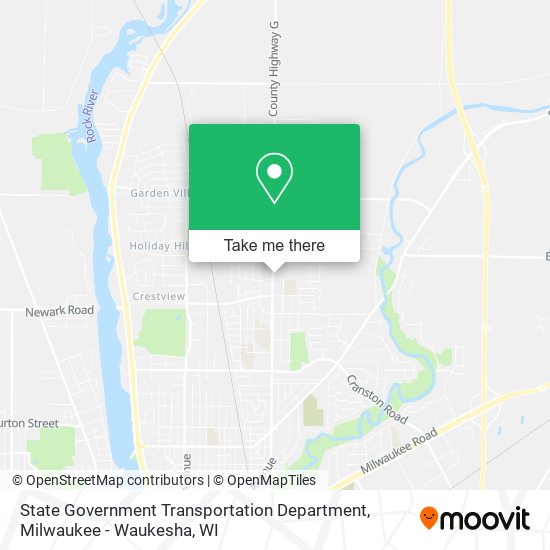 State Government Transportation Department map