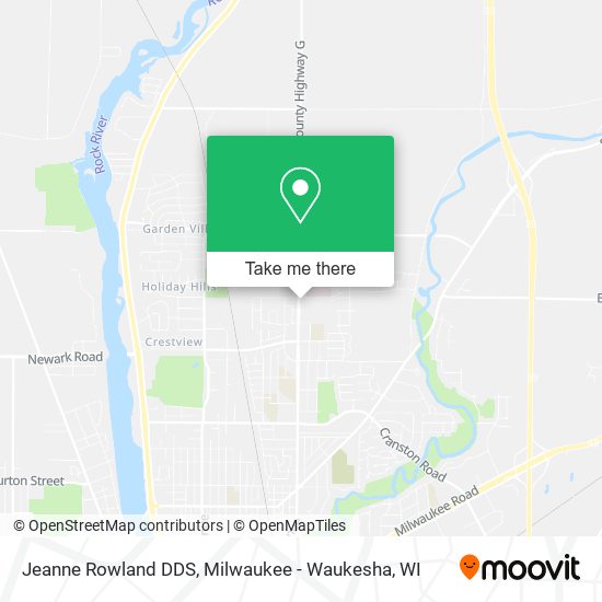 Jeanne Rowland DDS map