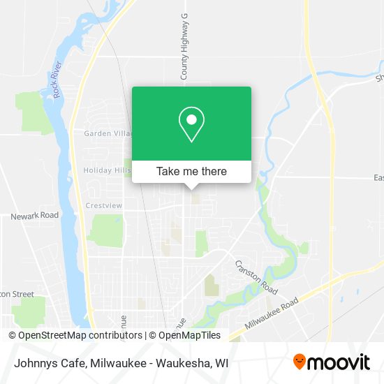 Johnnys Cafe map