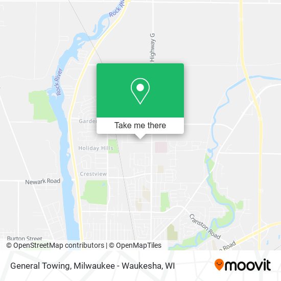 General Towing map