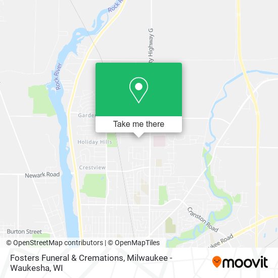 Fosters Funeral & Cremations map