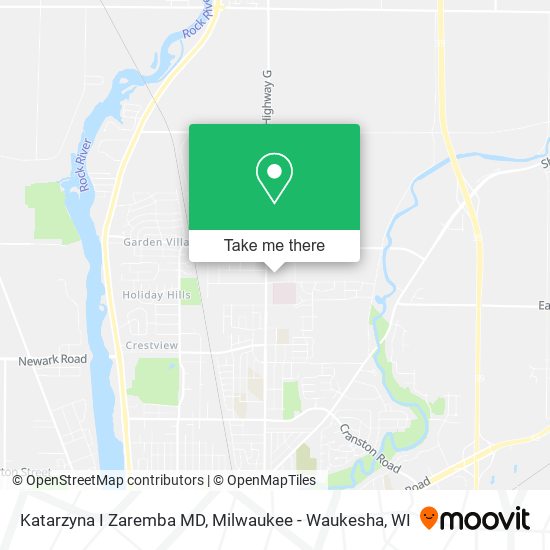 Katarzyna I Zaremba MD map