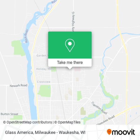 Glass America map
