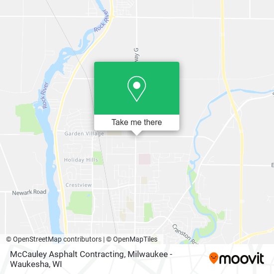 McCauley Asphalt Contracting map