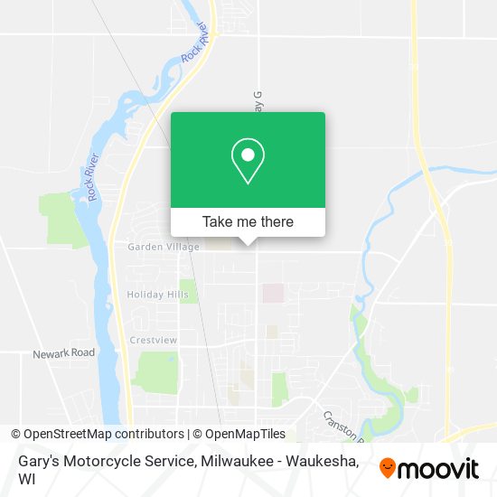 Gary's Motorcycle Service map