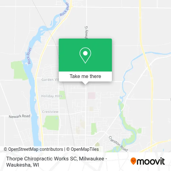 Thorpe Chiropractic Works SC map