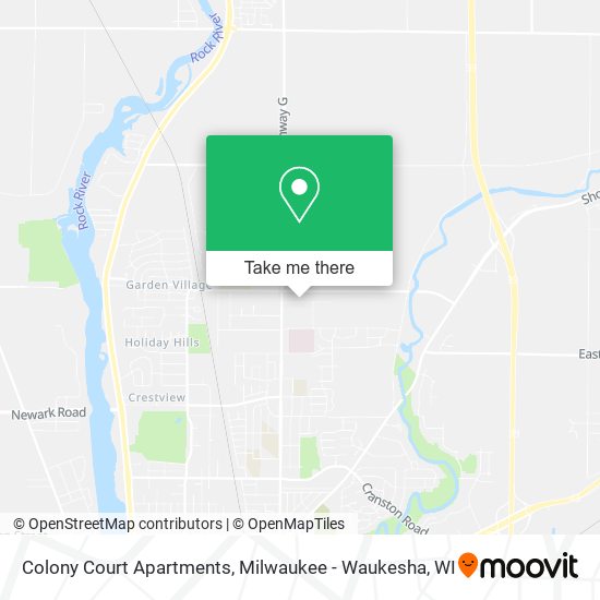 Colony Court Apartments map