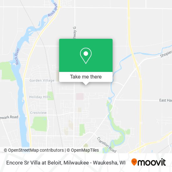Mapa de Encore Sr Villa at Beloit