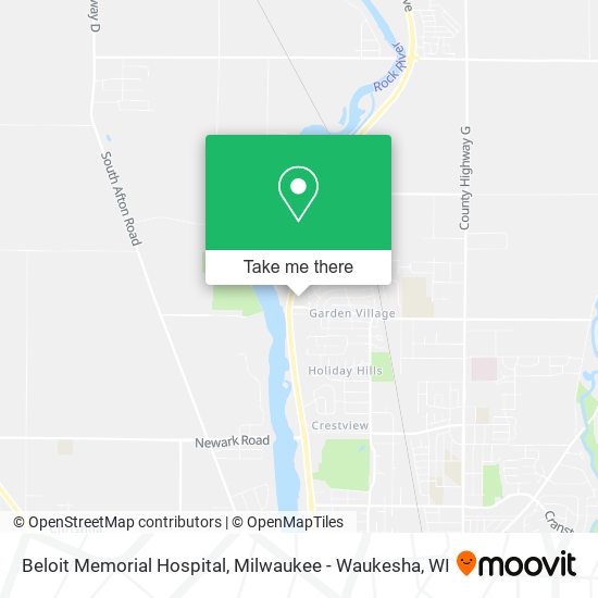 Beloit Memorial Hospital map