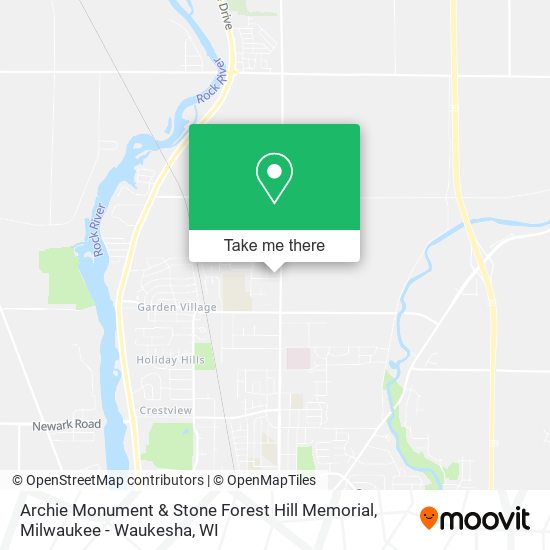 Mapa de Archie Monument & Stone Forest Hill Memorial