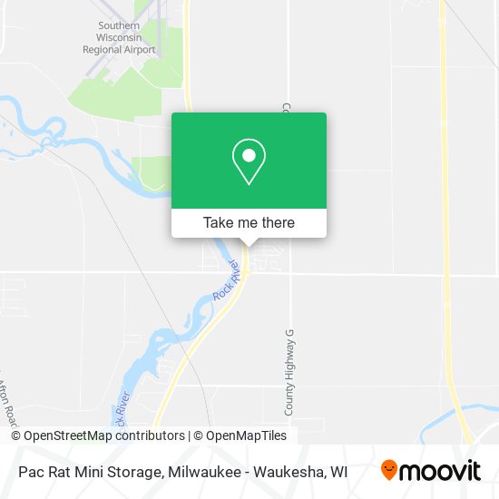 Pac Rat Mini Storage map
