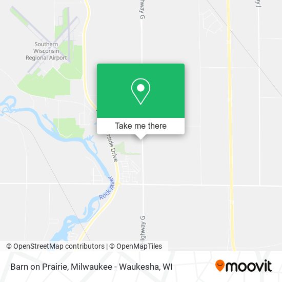 Barn on Prairie map