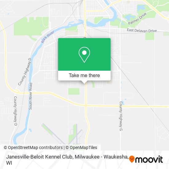 Mapa de Janesville-Beloit Kennel Club