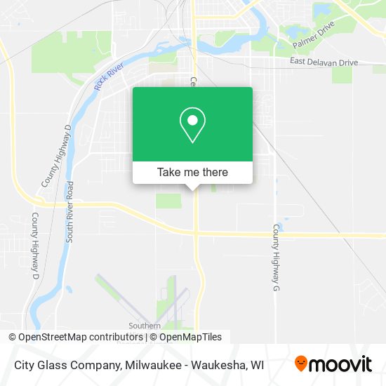 City Glass Company map