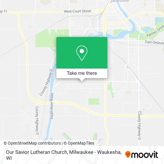 Our Savior Lutheran Church map