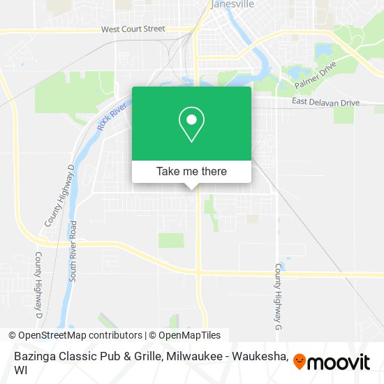 Bazinga Classic Pub & Grille map