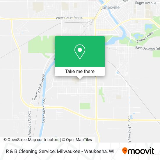 R & B Cleaning Service map