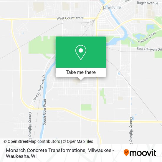 Monarch Concrete Transformations map