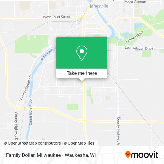 Mapa de Family Dollar
