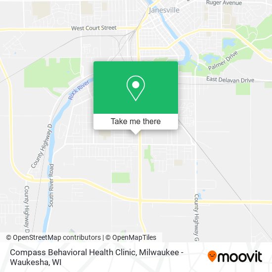 Compass Behavioral Health Clinic map