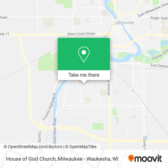 Mapa de House of God Church