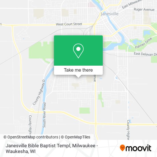 Janesville Bible Baptist Templ map
