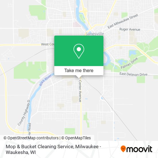 Mop & Bucket Cleaning Service map