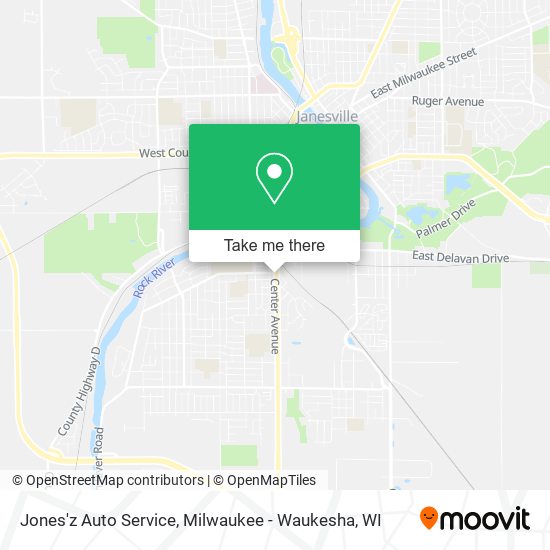 Mapa de Jones'z Auto Service