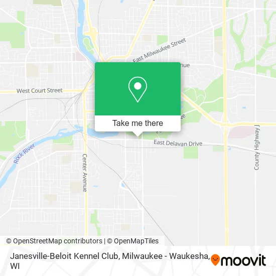 Mapa de Janesville-Beloit Kennel Club