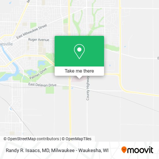 Randy R. Isaacs, MD map