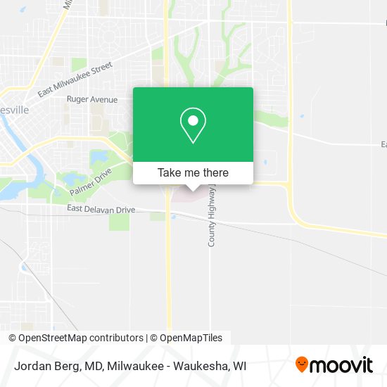 Jordan Berg, MD map