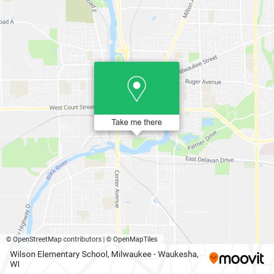 Wilson Elementary School map