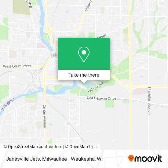 Janesville Jets map