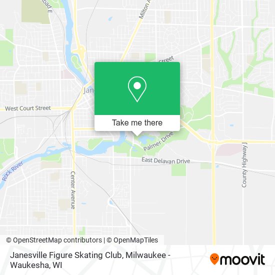 Janesville Figure Skating Club map