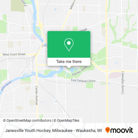 Mapa de Janesville Youth Hockey