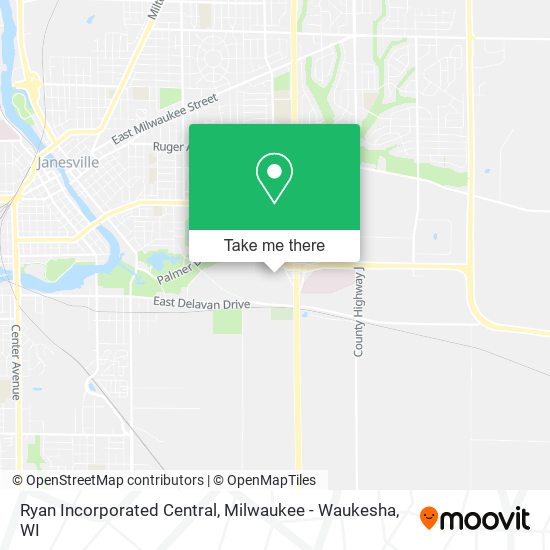 Mapa de Ryan Incorporated Central