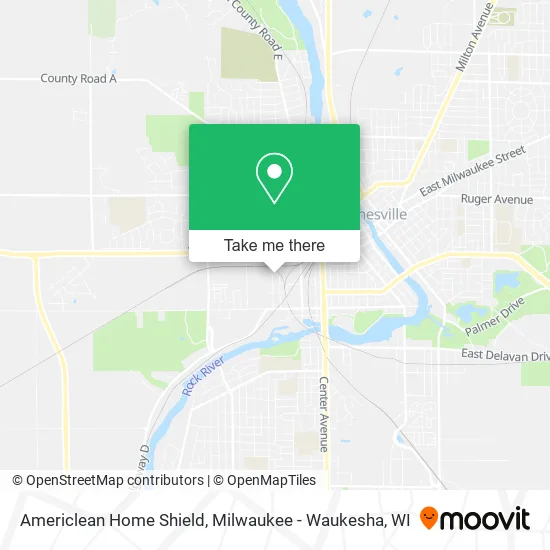 Mapa de Americlean Home Shield