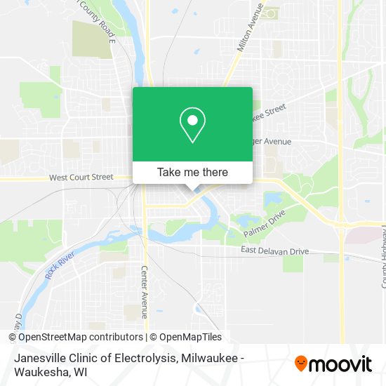 Mapa de Janesville Clinic of Electrolysis