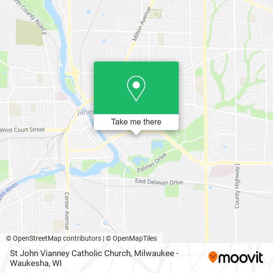 St John Vianney Catholic Church map