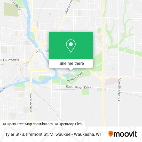 Tyler St/S. Fremont St map